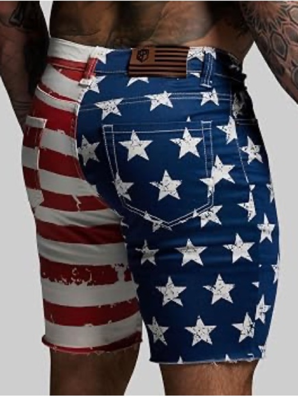 Born Primitive American Flag 7” Jorts - Size 30